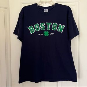 Boston Gettin' Lucky T-Shirt L